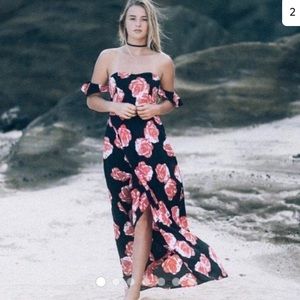 Ava sky /fighting eel rose dress